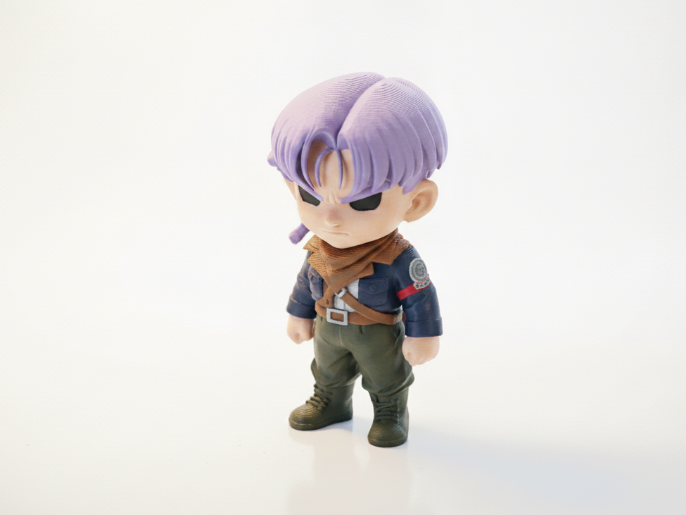 Trunks Figurine Anime Character 3D Printable