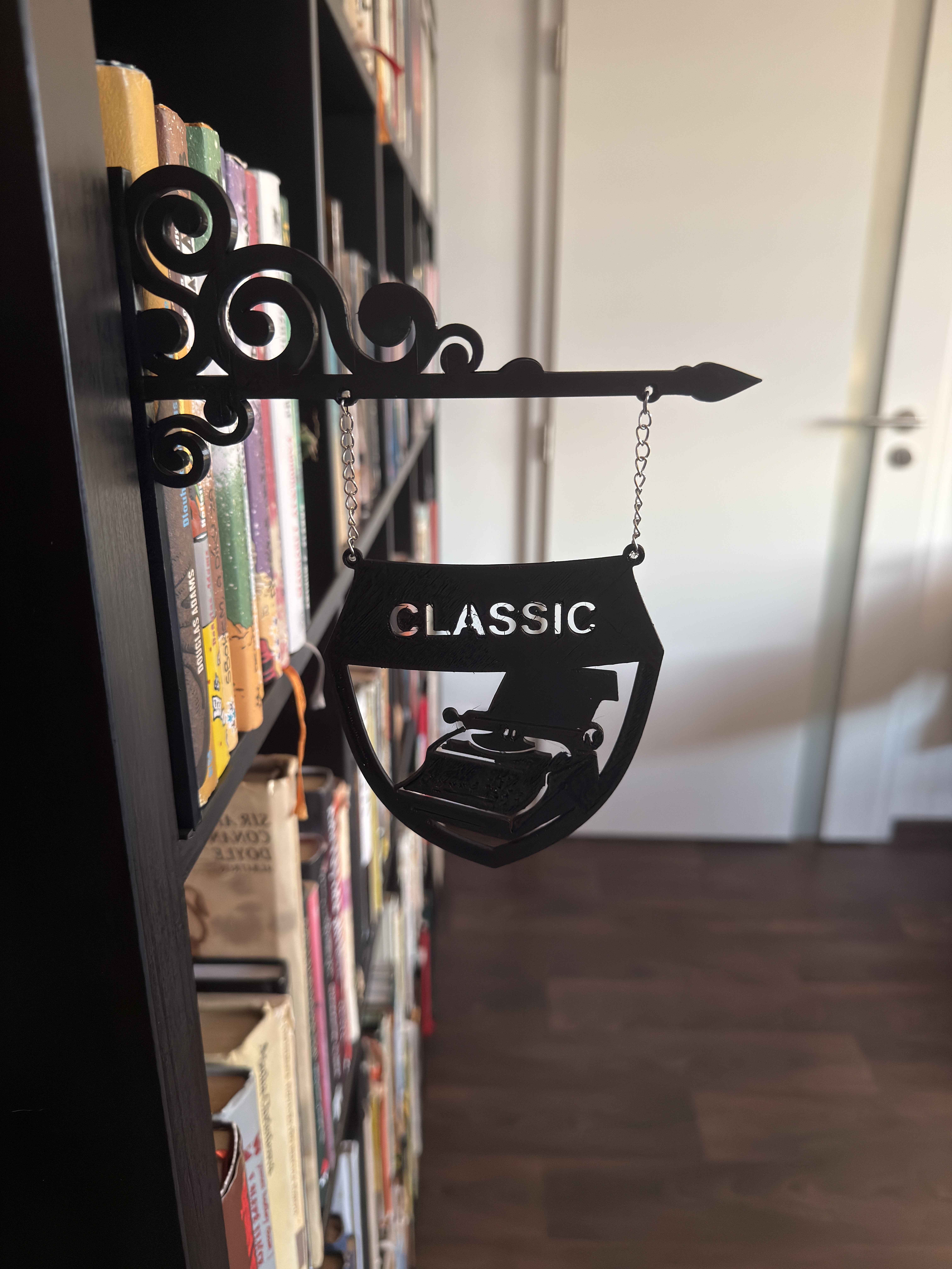 Library sign : Classic 3D model