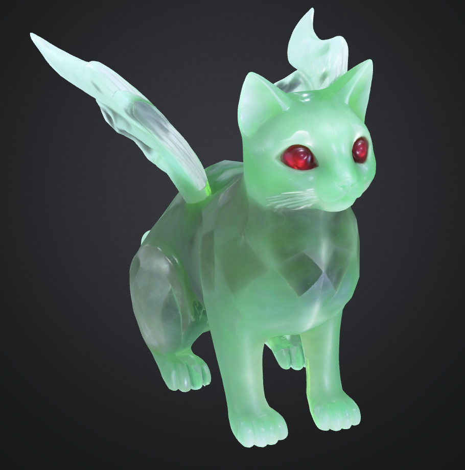 Mystical Jeweled Cat