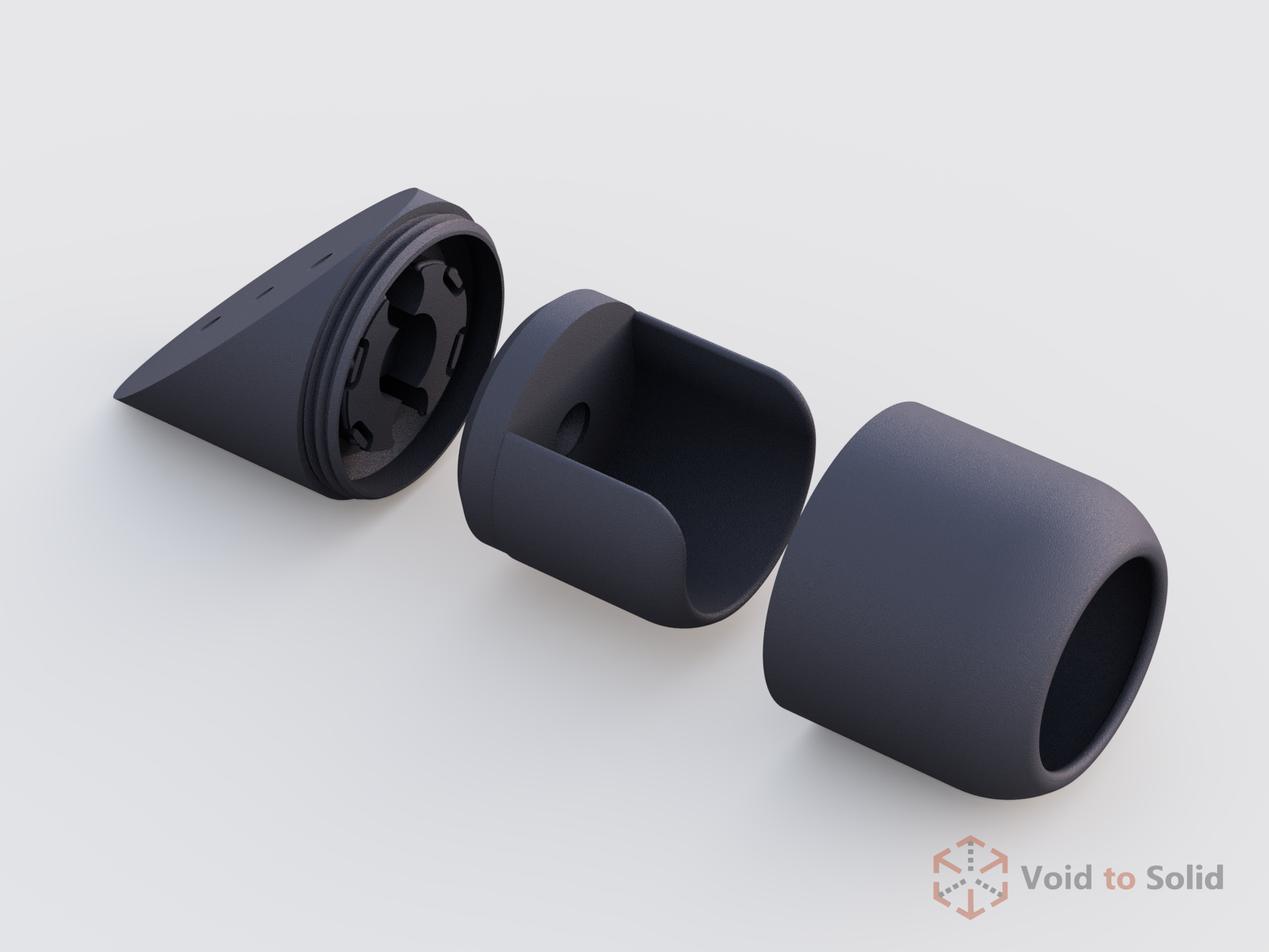 Curtain Rod Bracket for Angled or Sloped Walls (45° Ceiling Mount)