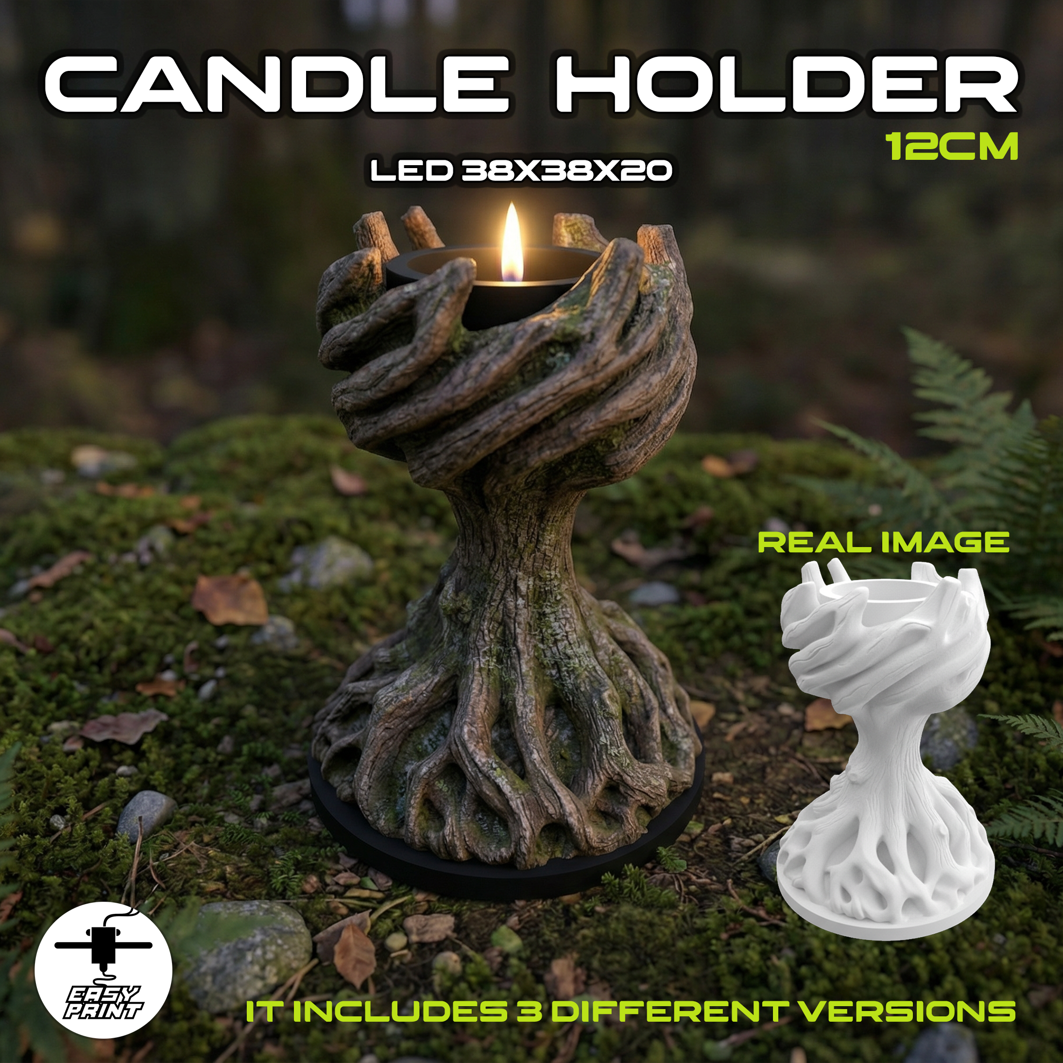 LED Tree Candle Holder