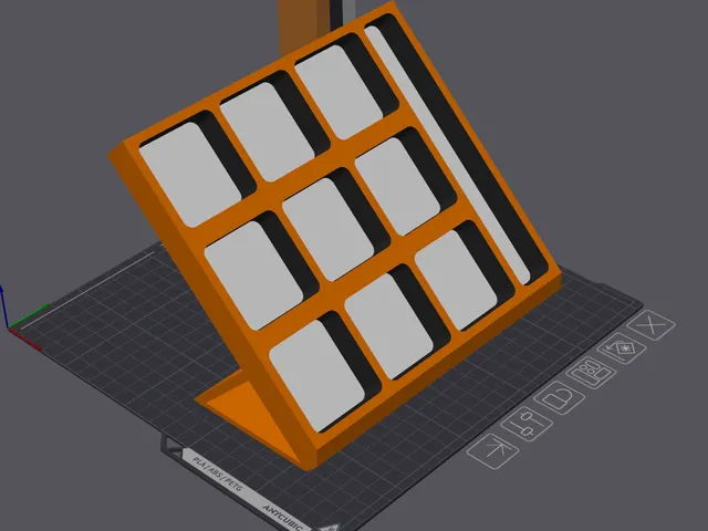 Screw Organizer Stand – Angled Screw Holder for Workbench
