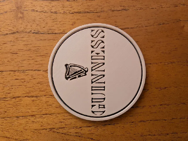 Irish Stout Beer Coaster