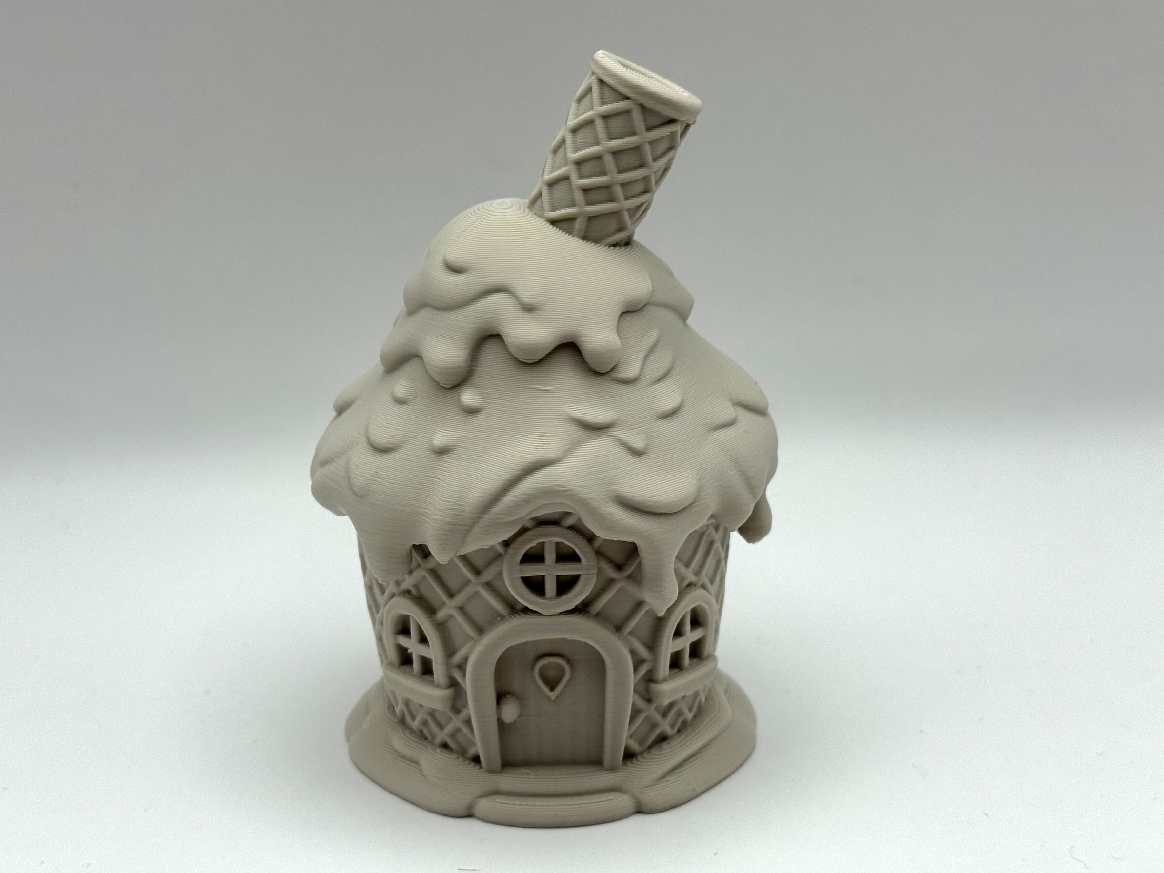 Ice Cream Cone Fairy House
