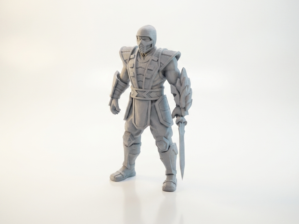 Sub Zero Figurine Gaming Character 3D Printable