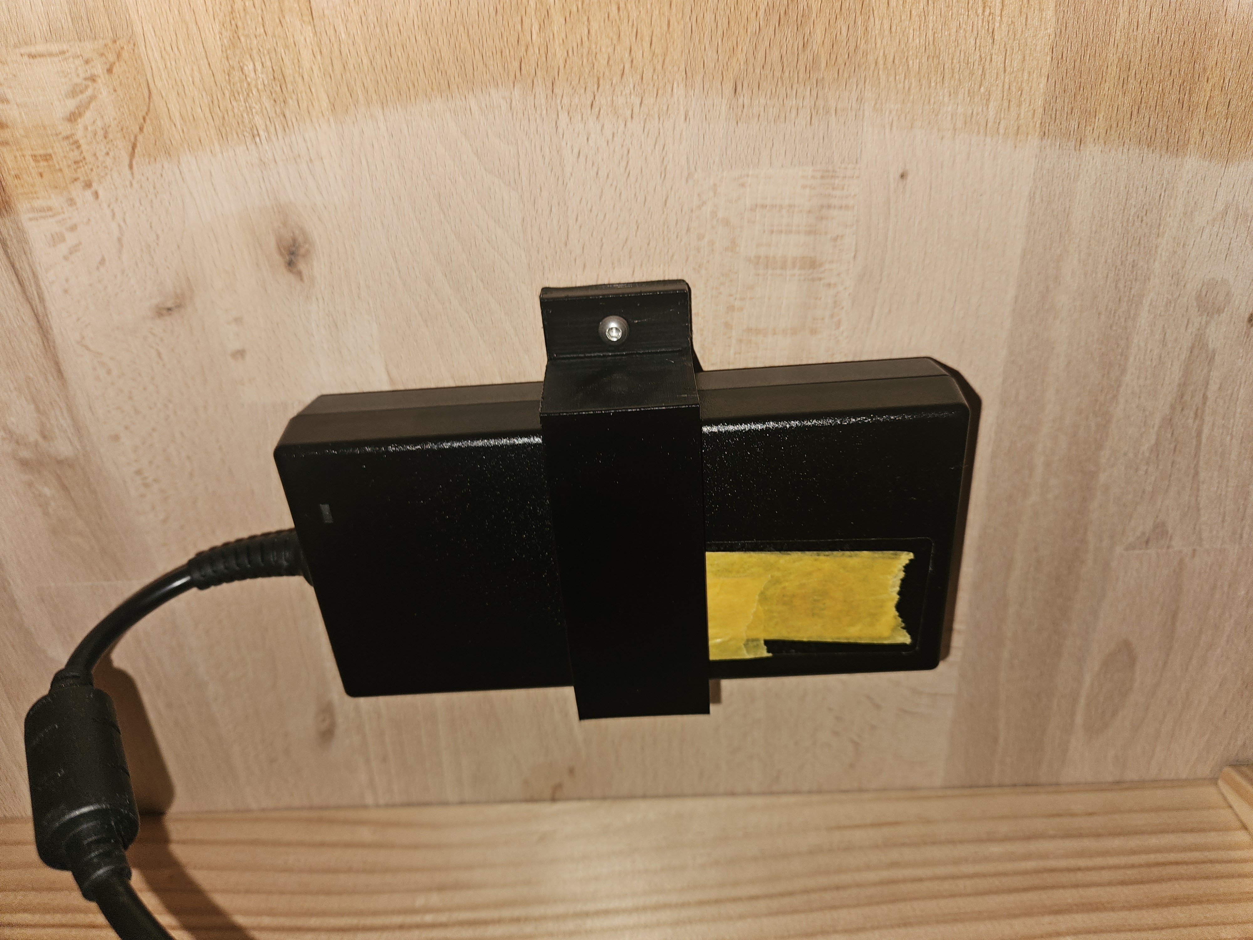 Dell WD19TB Power Supply Mount, Minimal and Material Saving Design