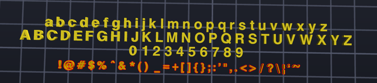 Alphabet and Numbers