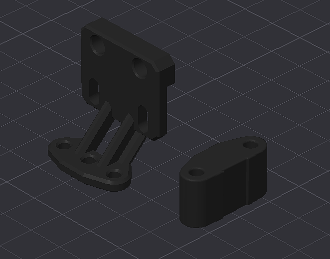 BLTouch Extension for Phaetus Rapido Plus Hotend 2 UHF