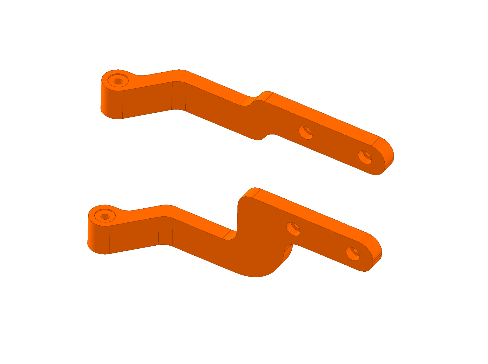 270 Degree Hinge for Elegoo Centauri Carbon - Extended Arms