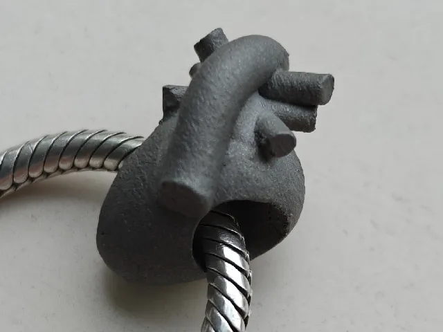 Heart Charm v3 stainless steel SLM