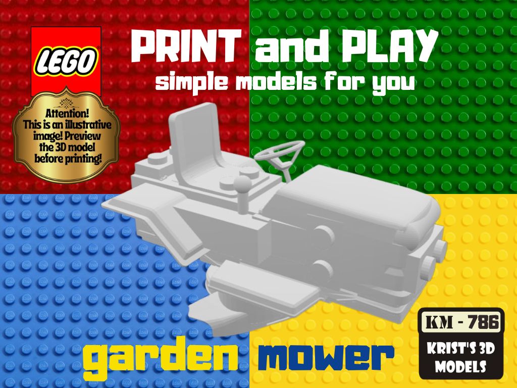 lego  garden mower