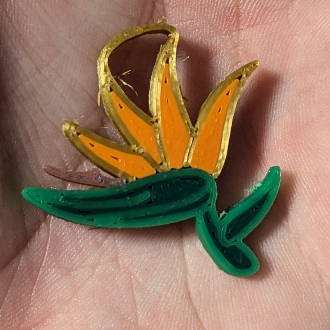 Strelitzia / Bird of Paradise Charm