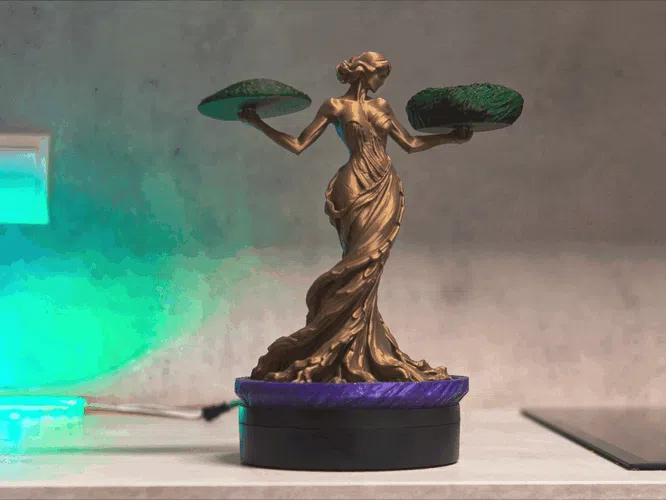 Gaia Bonsai Business Card Holder 3D model
