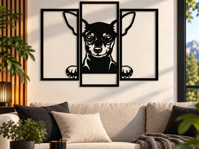 WallArt - Miniature Pinscher