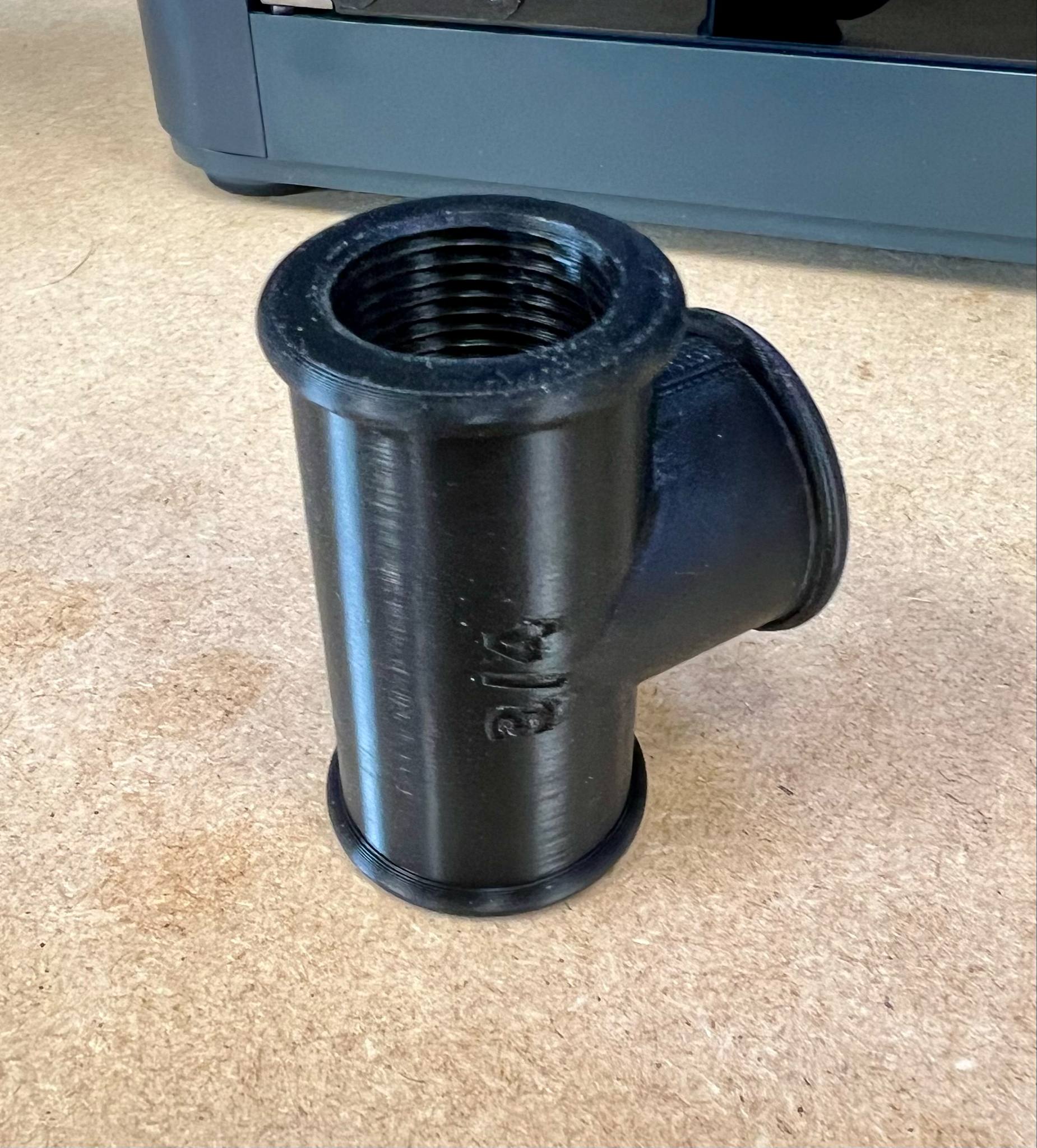 3/4" t-cross, tee pipe