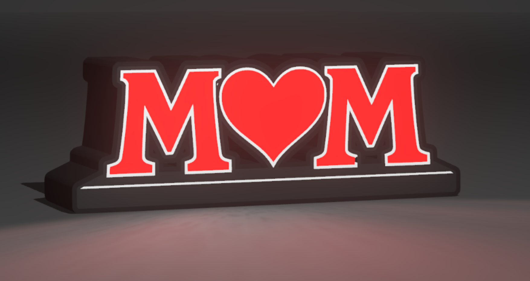 Mom/Mother Simple Lamp/Lightbox