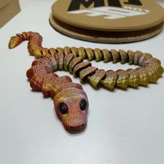 Flexi Snake - Print in Place No Supports