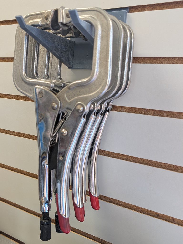 Slatwall Dual Hook - 3.0" W x 5.0" L