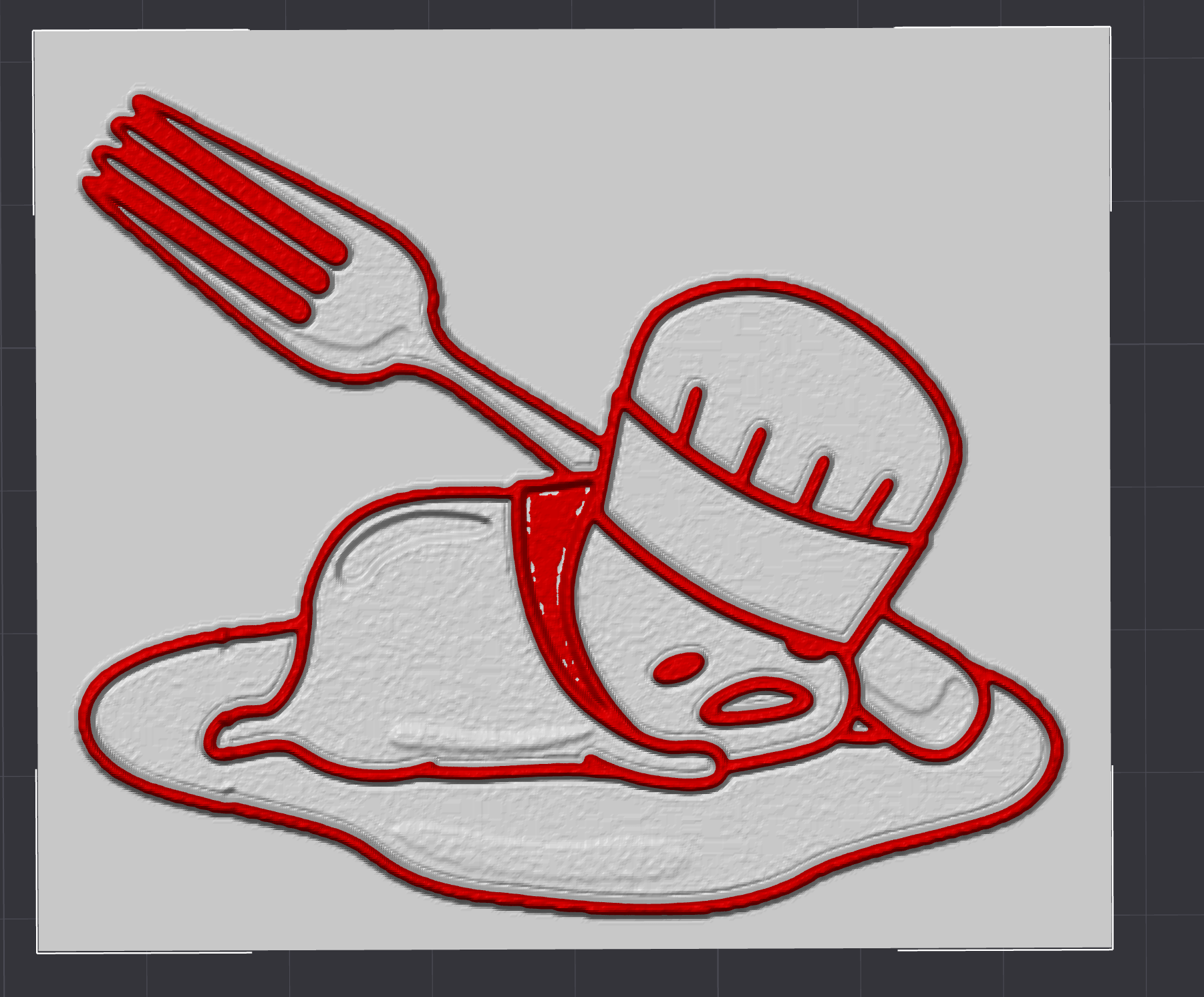 Gudetama Chef Square Plate