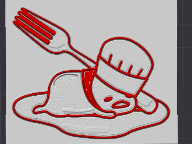 Gudetama Chef Square Plate