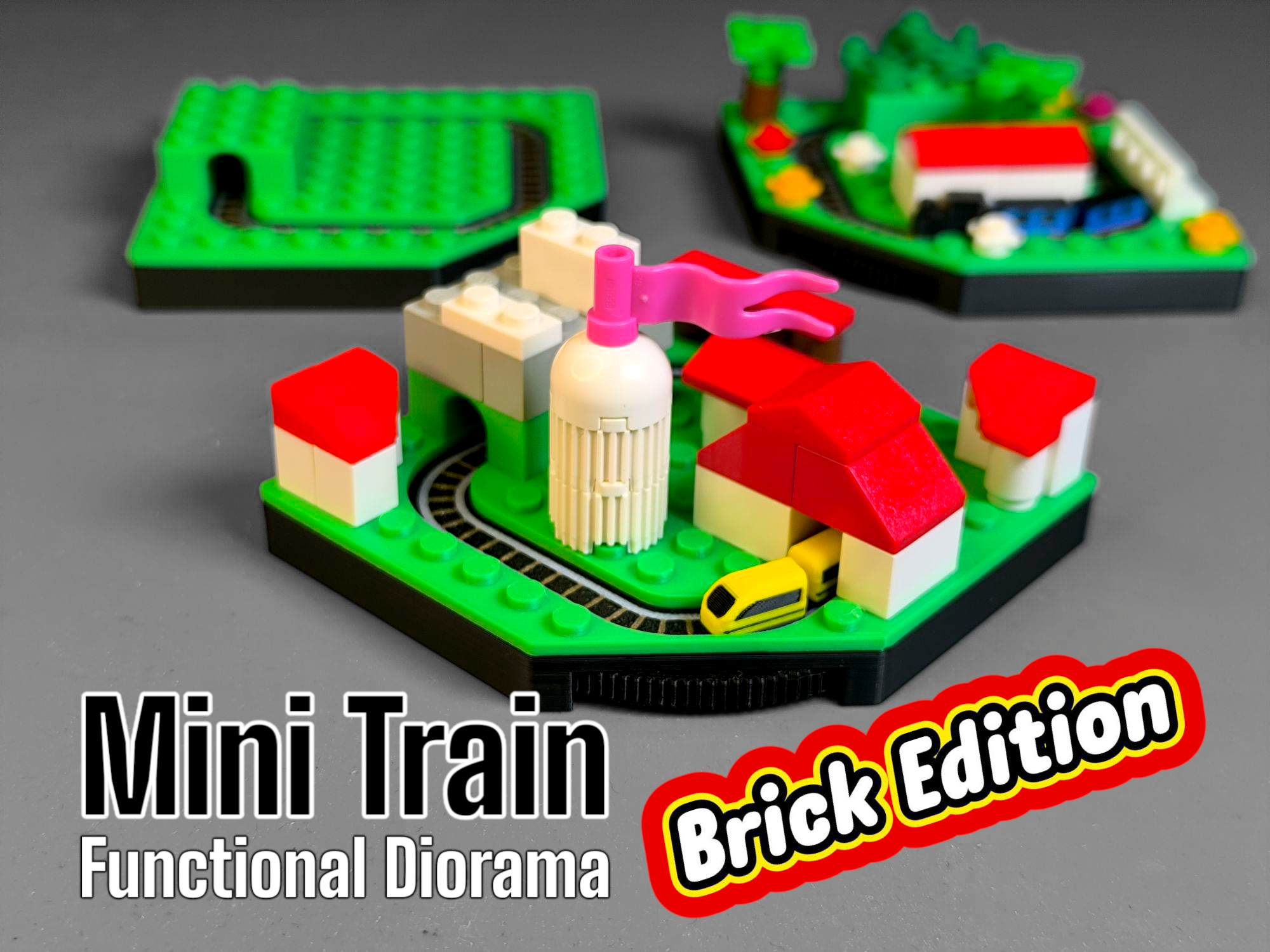 Mini Train - Brick your Diorama