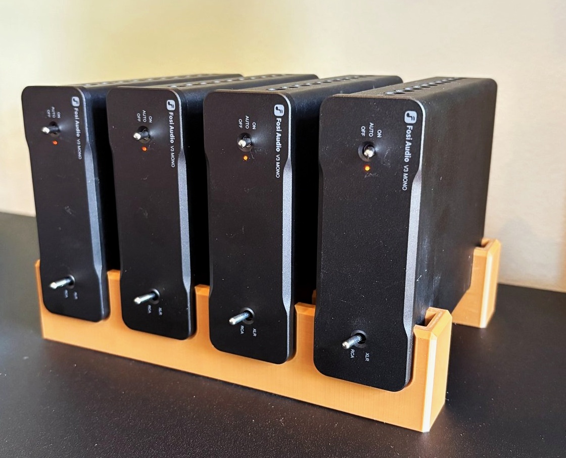 Vertical Stands for Fosi V3 Monoblocks (1 - 7 amplifiers)