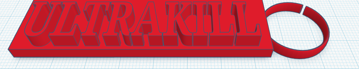 ultrakill key chain