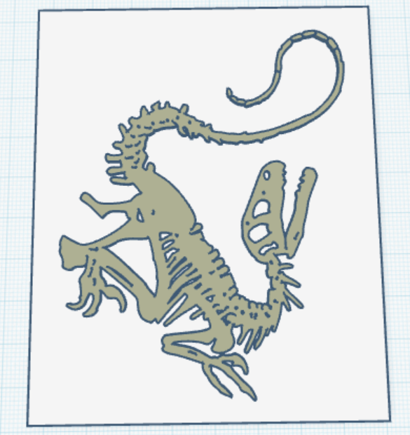 Theropod death pose