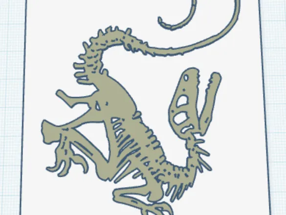 Theropod death pose