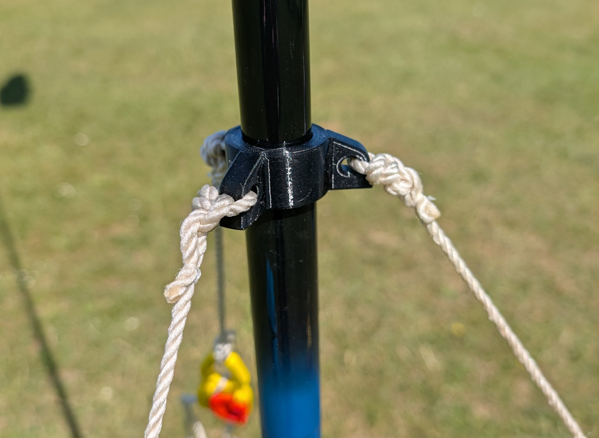 Cord/Rope Anchor Attachment for 5m Pachawk Windsock/Spinner Telescopic Pole (use TPU)