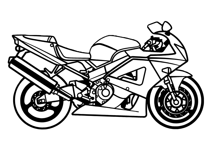 Silhouette / Silueta Honda CBR 900 RR 2000