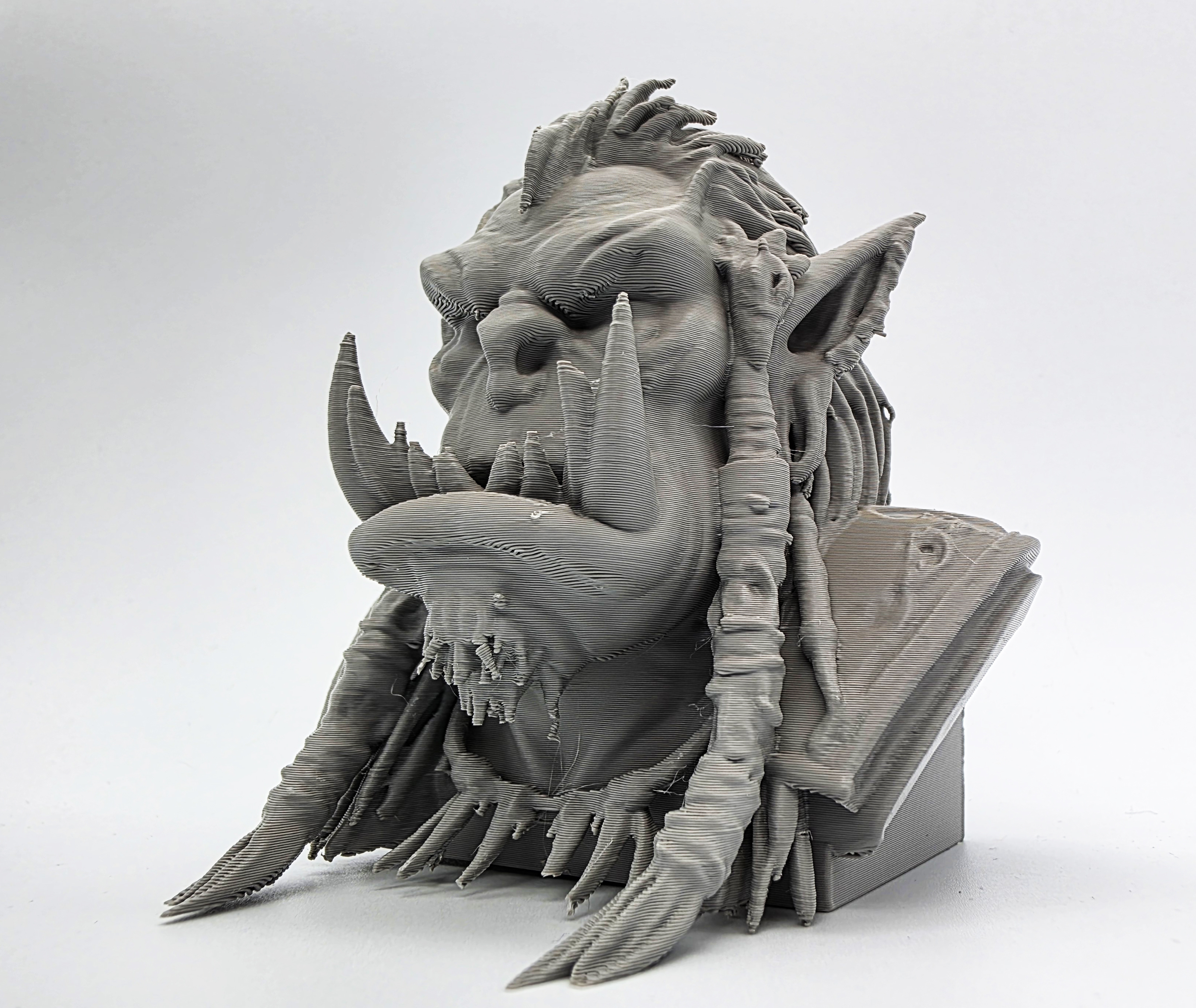 Miniatura 7 do modelo 3D Orc Chieftain Bust