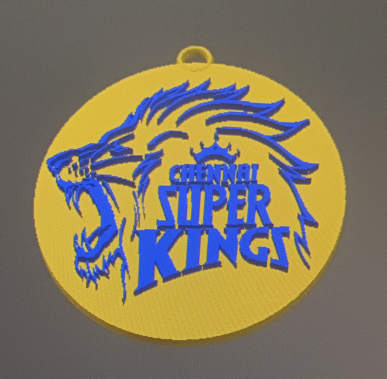csk logo keychain