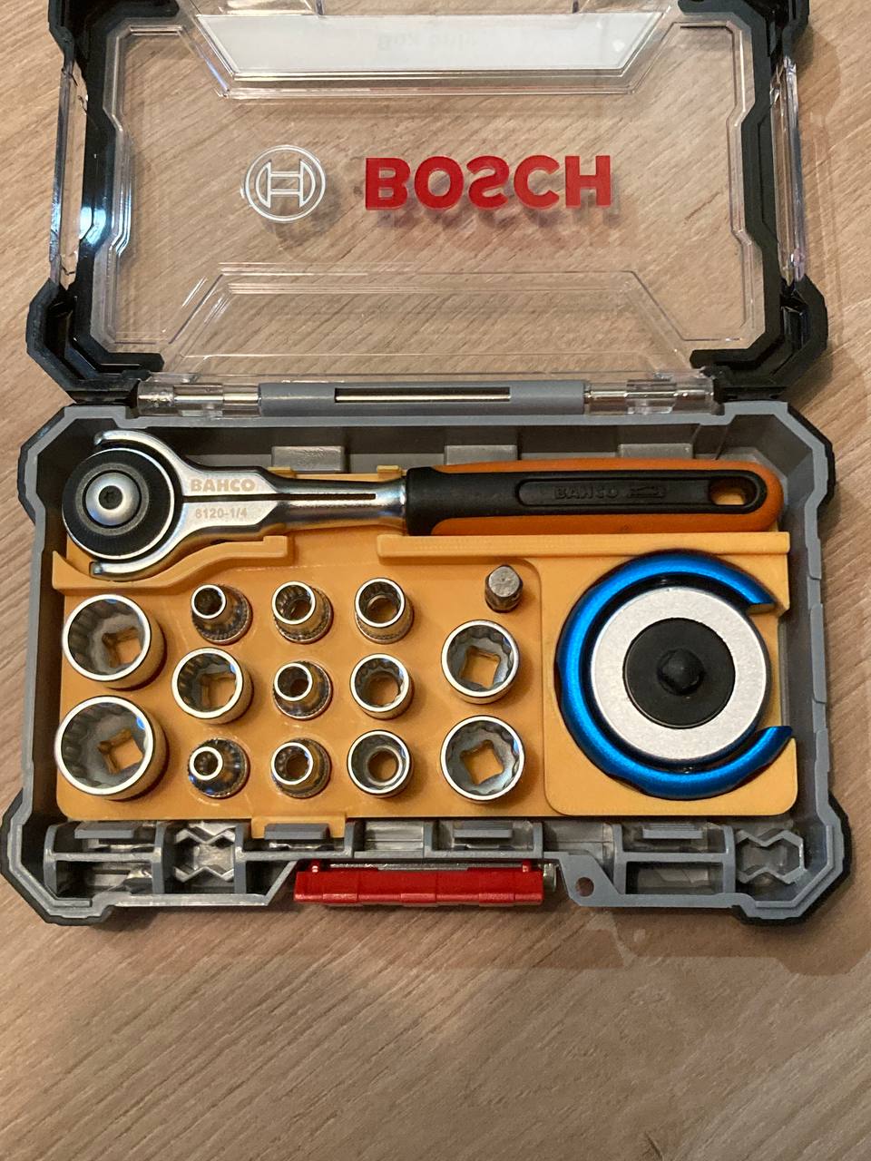 Bosch Custom Case 1/4 socket set