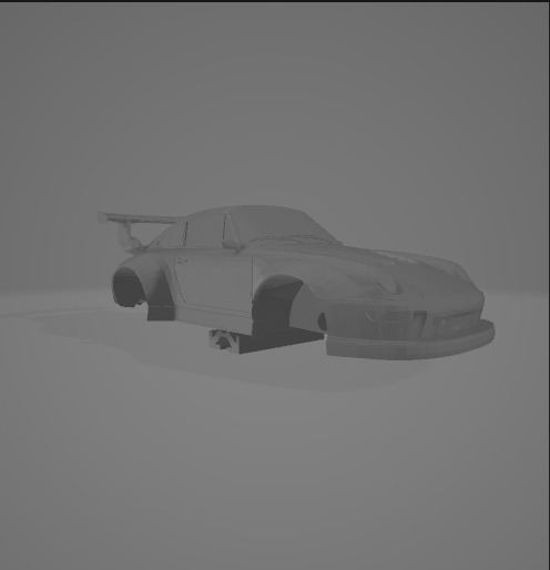 Porsche 911 with Makerbeam on the bottom.