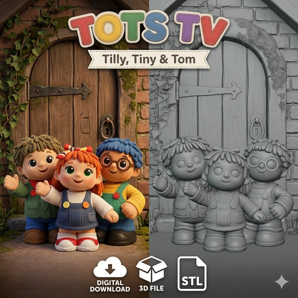 Tots TV Characters for Painting