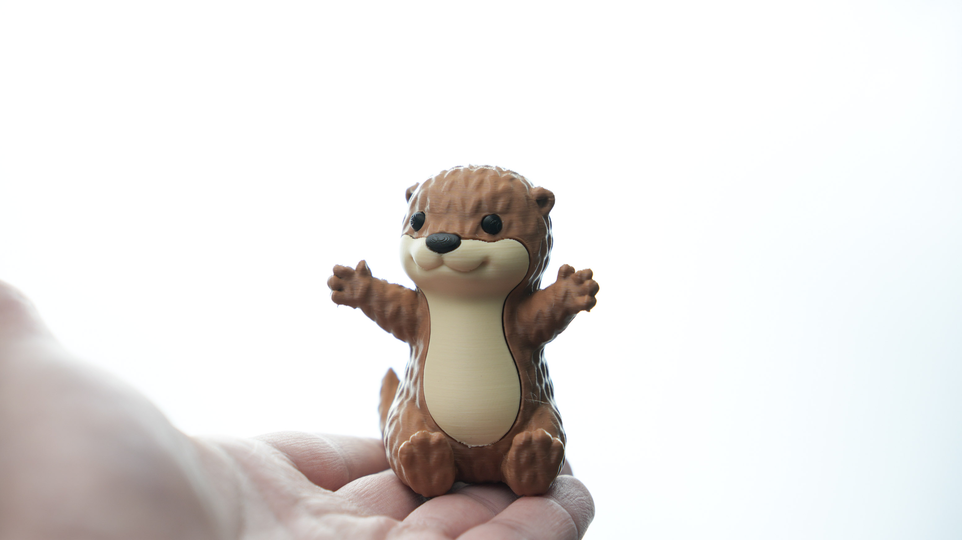 Miniatura 2 do modelo 3D Knitted Otter