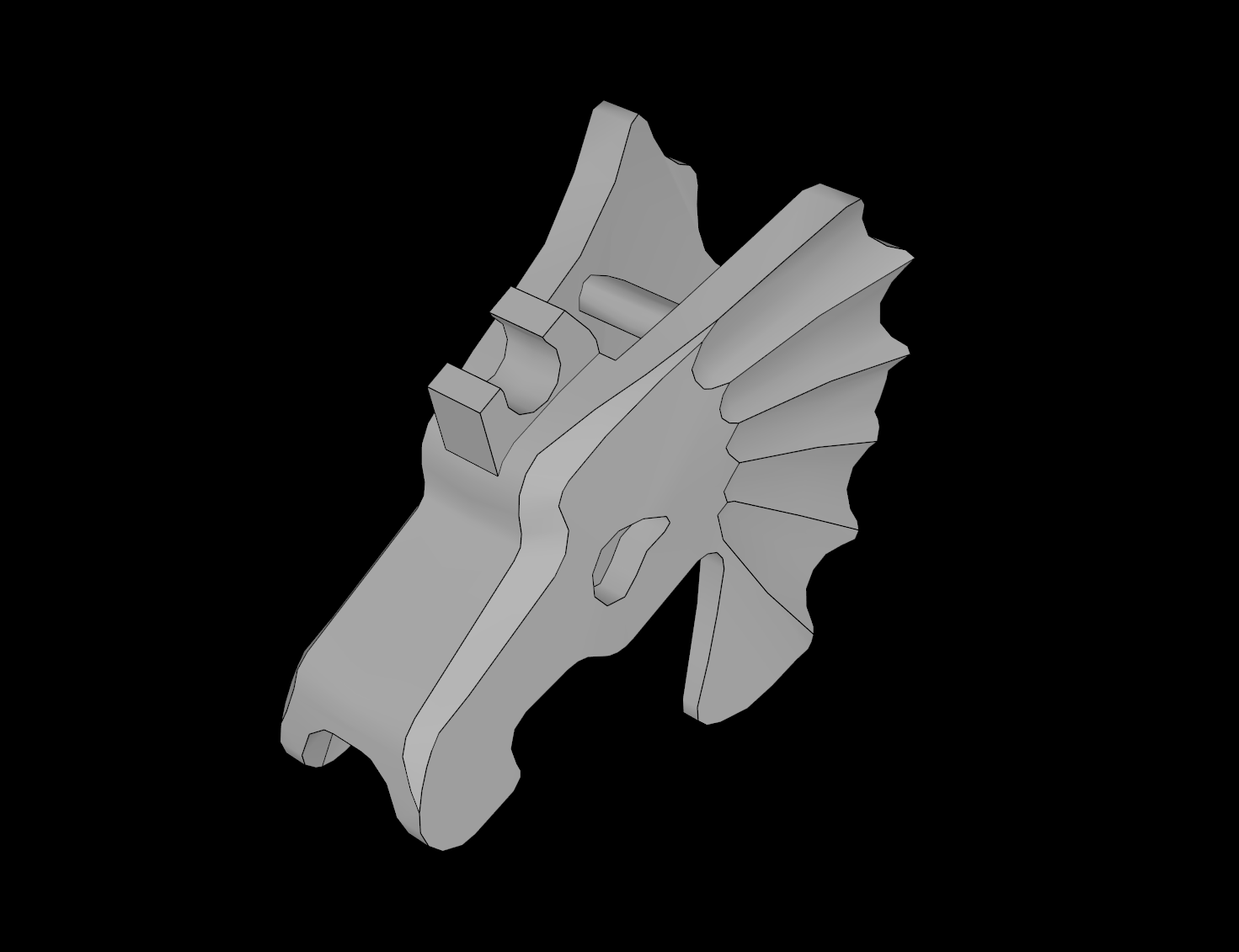 Lego Compatible (6125.dat) Animal Horse Head Armour with Wings