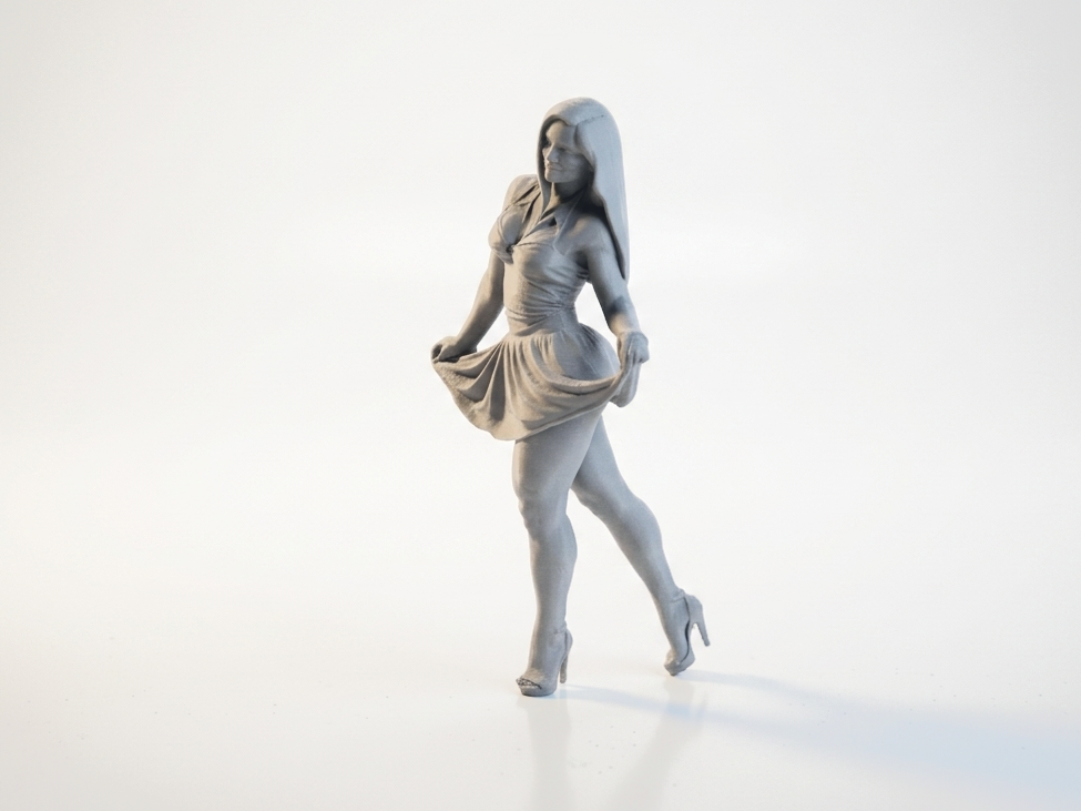 Dancer Figurine Female Figure 3D Printable