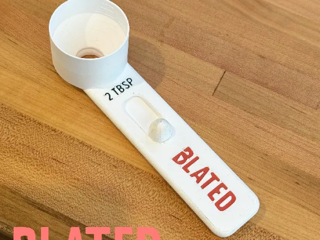 The ScoopChute Funnel Scoop by Blated - 100% Print in Place! - UPDATED SEPT 2026