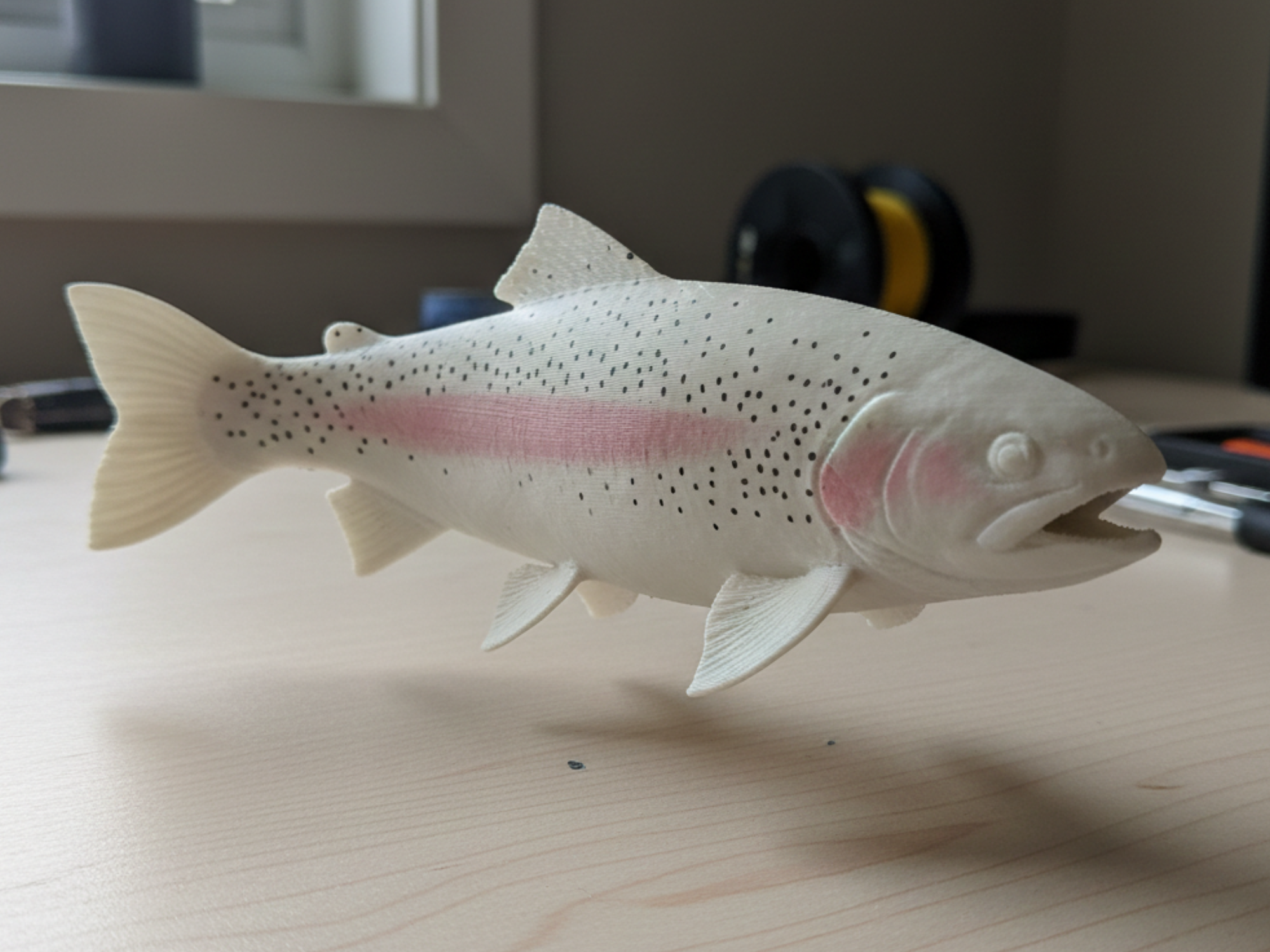 Rainbow Trout – Standalone Fish Sculpture