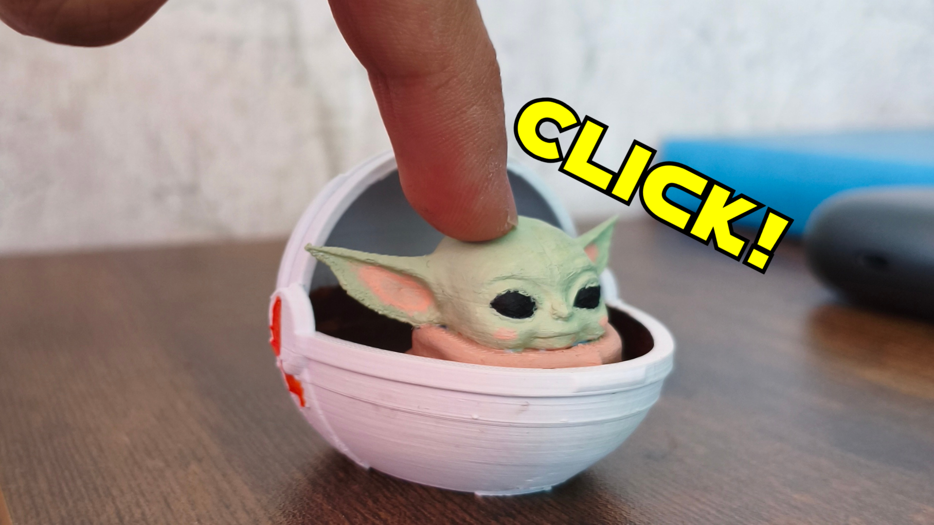 Baby Yoda/Grogu Fidget Clikcer
