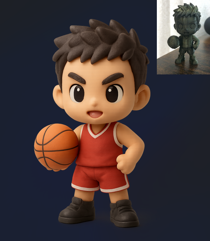 Chibi Basketball Player