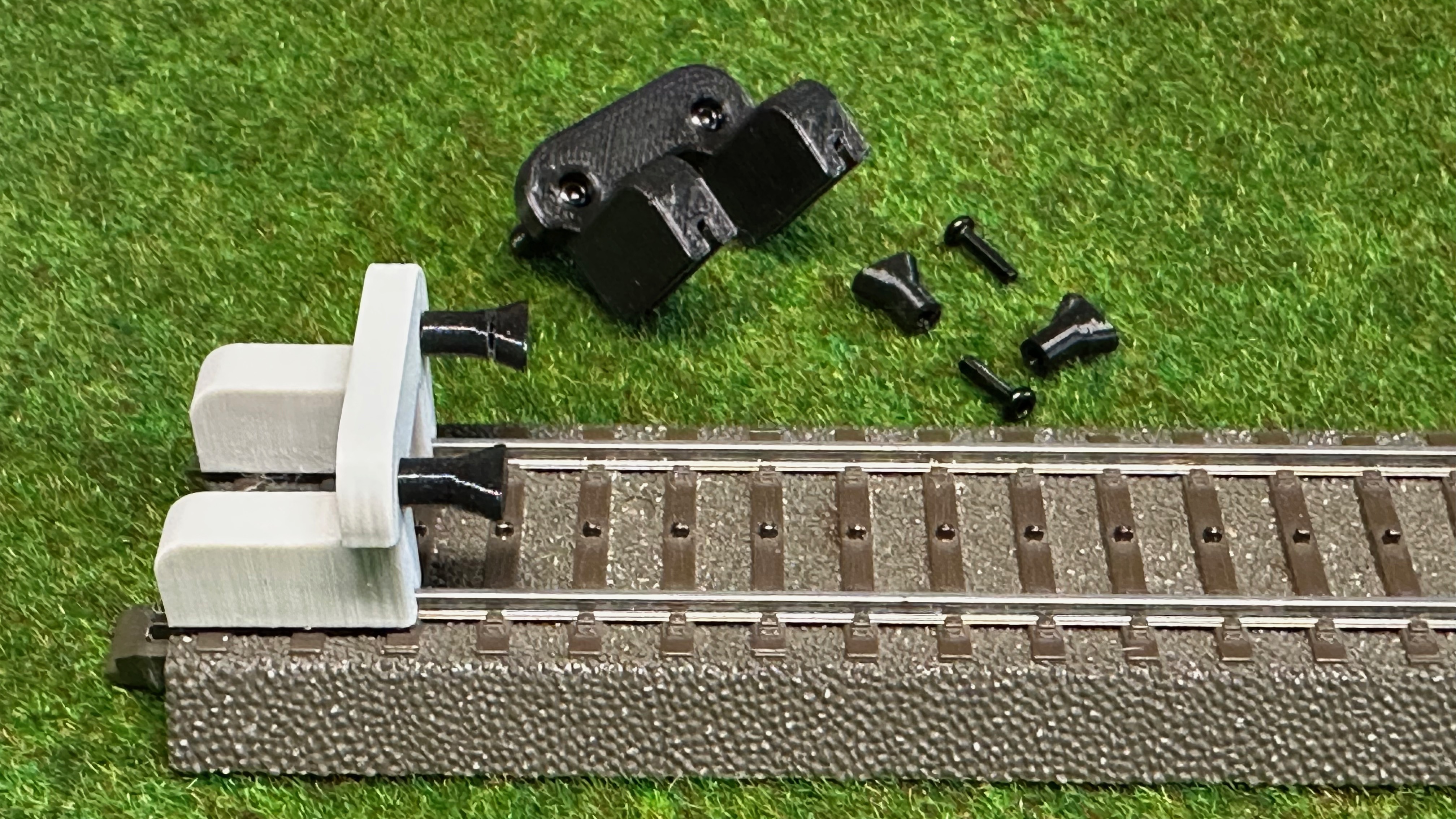 EZ concrete buffer stop for H0 C-Tracks