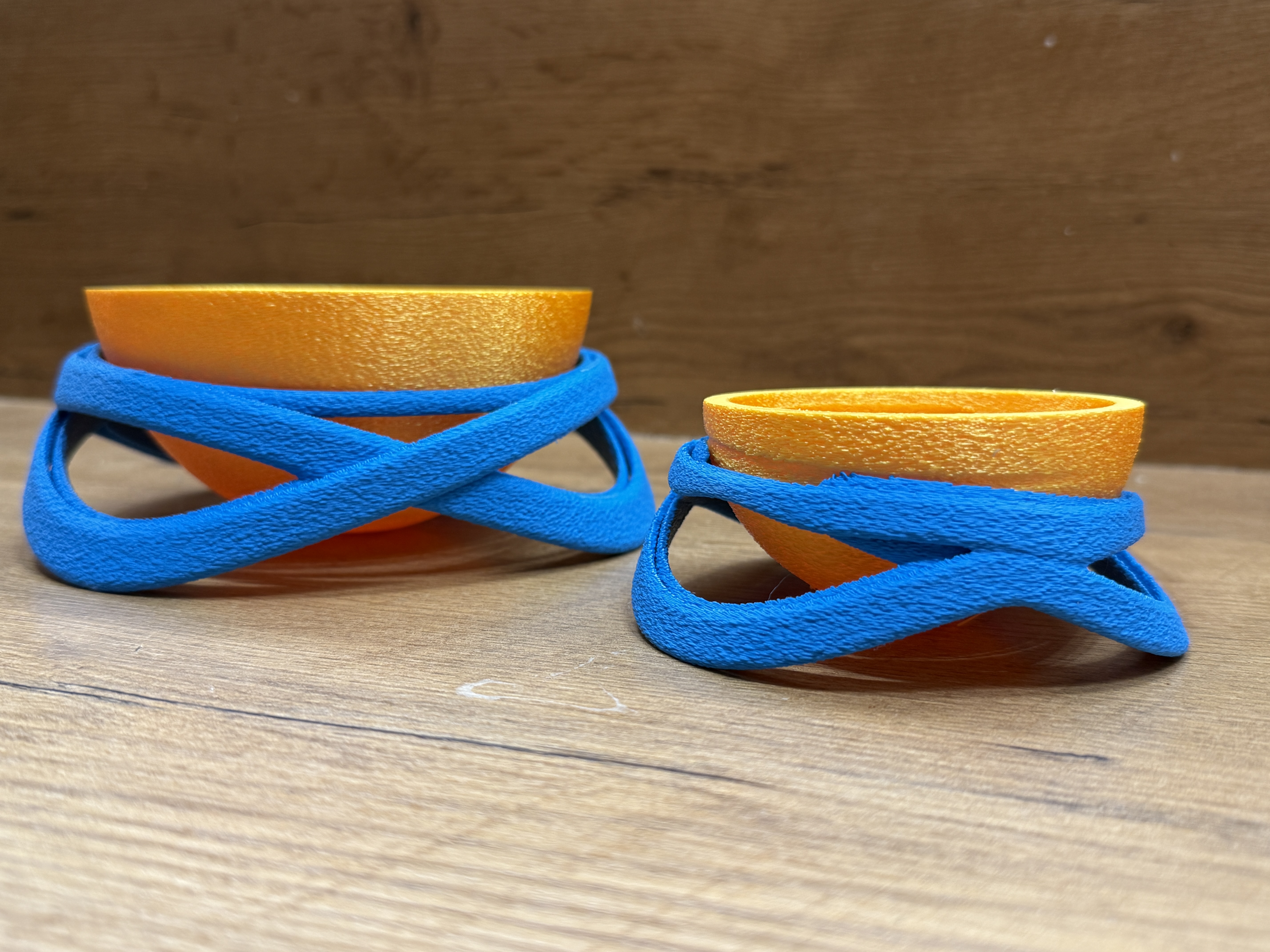 Orbit Nest Bowl – Twisted Two-Part Decorative Catchall