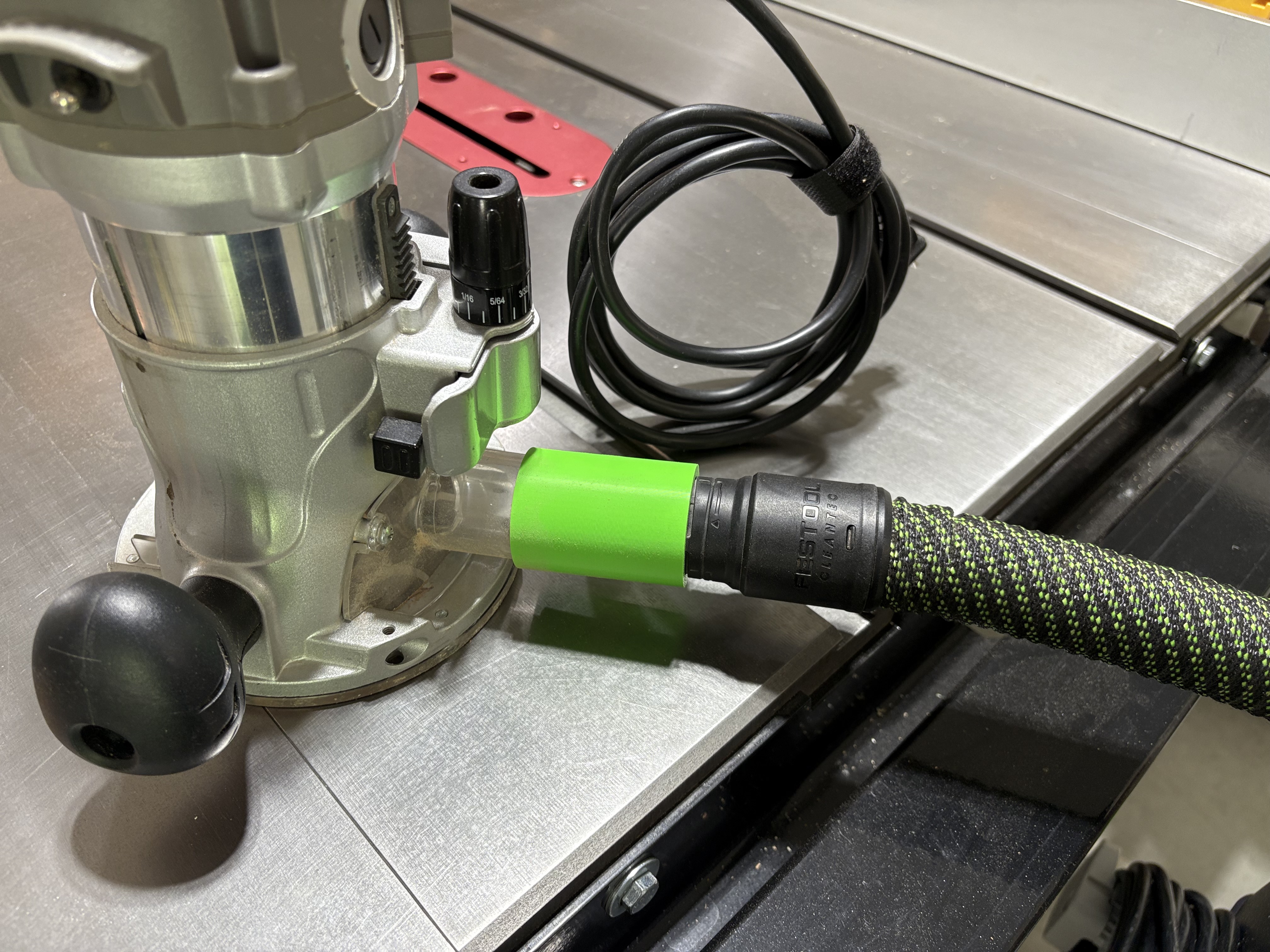 Festool dust extractor to 38mm adapter