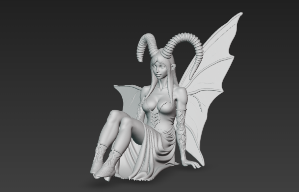 Fairy demon girl