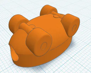 Motorcycle Tag Frame With Spikes by Lilchub | Download free STL model ...