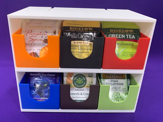 Modular Expandable Tea Organizer