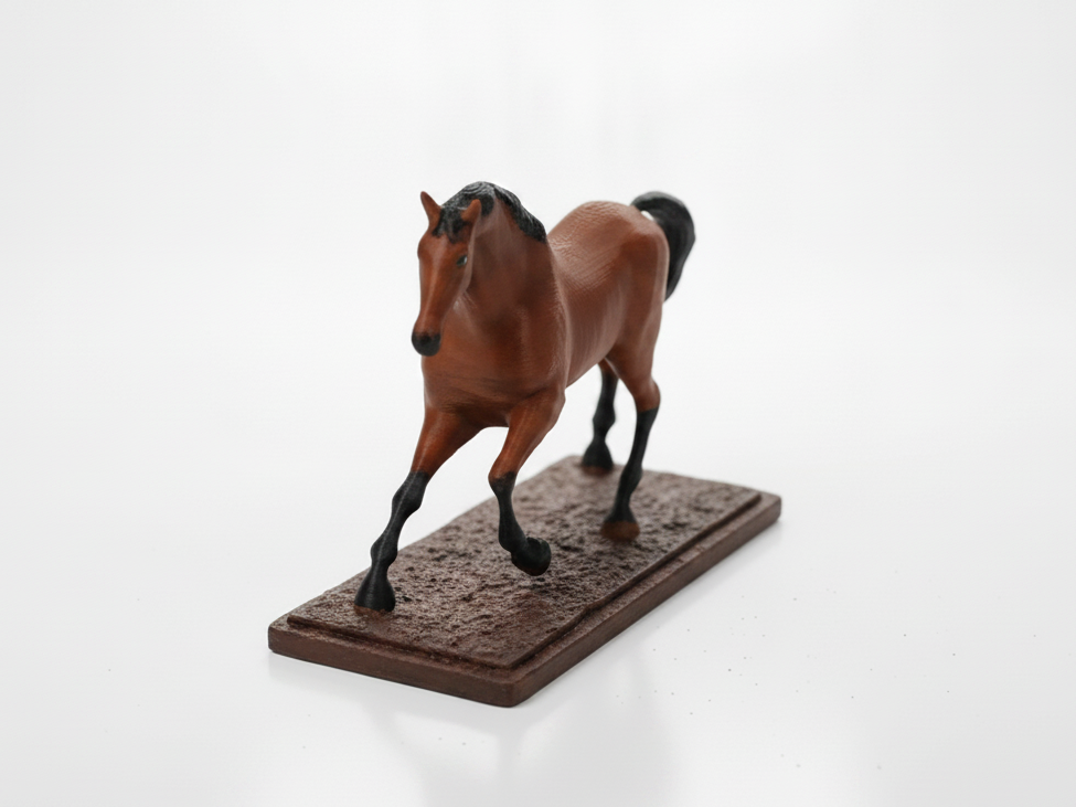 Galloping Horse Figurine Animal Sculpture 3D Printable